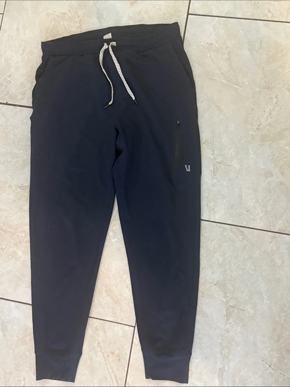 Vuori Navy Drawstring Joggers for Men